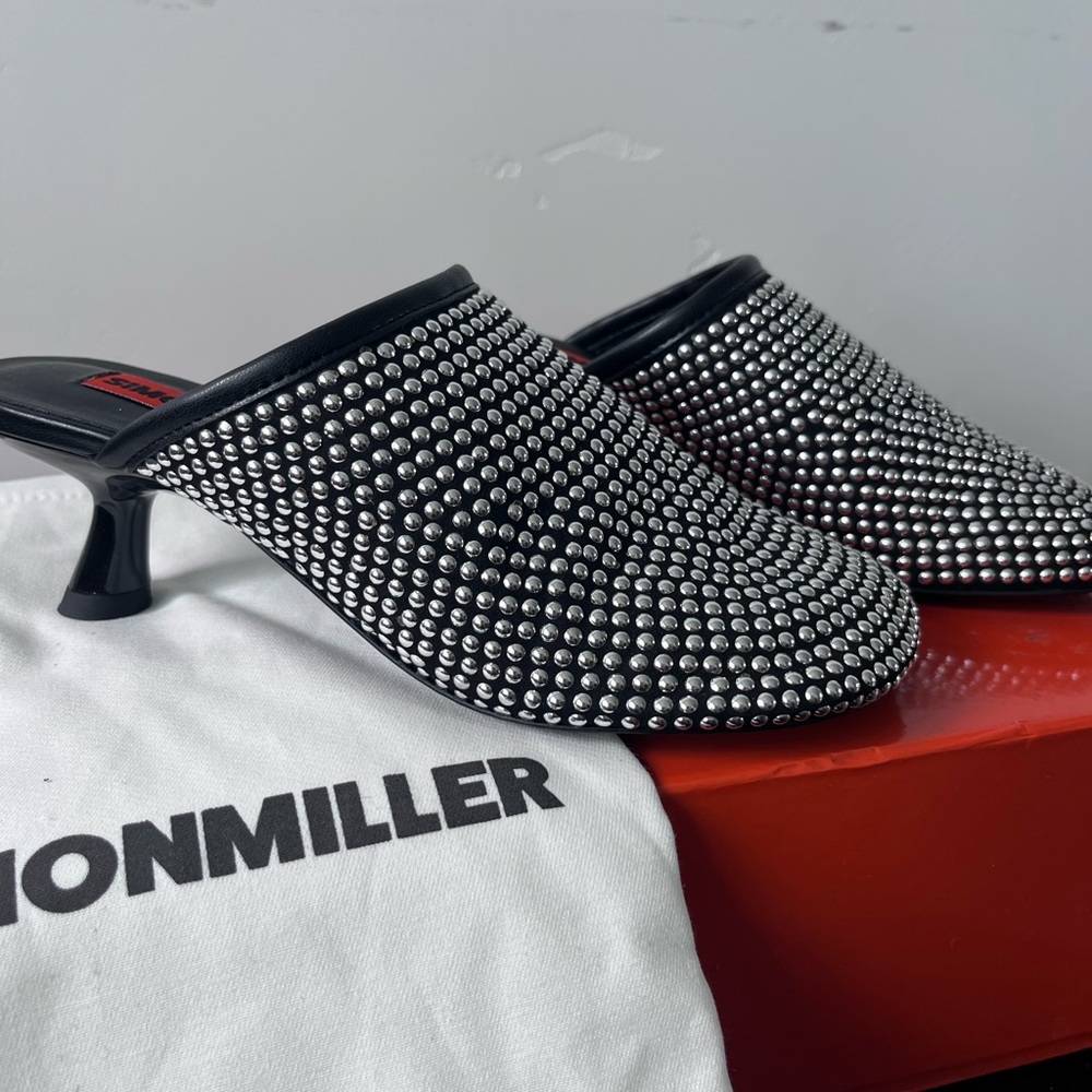 Simon Miller Nailhead Studded Mules